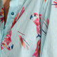 POM Amsterdam Blouses BLOUSE - Mia Parrots Blue