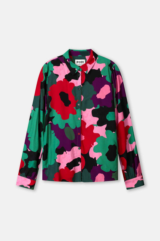 POM Amsterdam Blouses BLOUSE - Mila Abstract Flower