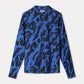 POM Amsterdam Blouses BLOUSE - Mila Animal Eternal Blue