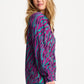 POM Amsterdam Blouses BLOUSE - Mila Animal Purple