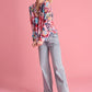 POM Amsterdam Blouses BLOUSE - Mila Botanical Pink