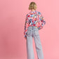 POM Amsterdam Blouses BLOUSE - Mila Botanical Pink