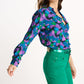 POM Amsterdam Blouses BLOUSE - Mila Brushwork Lilac