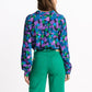 POM Amsterdam Blouses BLOUSE - Mila Brushwork Lilac