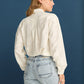 POM Amsterdam Blouses BLOUSE - Mila Dare to be Ecru