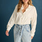 POM Amsterdam Blouses BLOUSE - Mila Dare to be Ecru