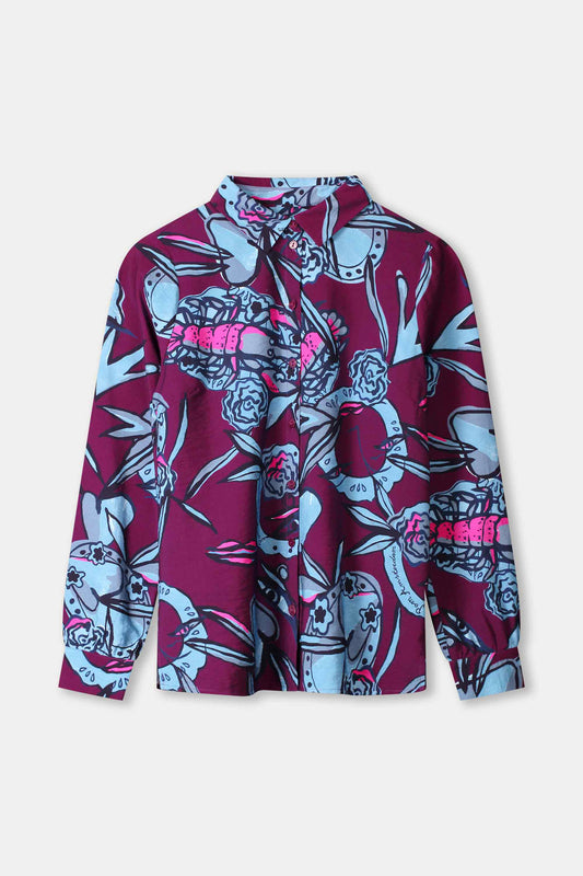 POM Amsterdam Blouses BLOUSE - Mila Mystic Dinner