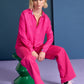 POM Amsterdam Blouses BLOUSE - Milly Fiery Pink