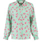 POM Amsterdam Blouses BLOUSE - Milly Fly Away Green