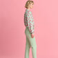POM Amsterdam Blouses BLOUSE - Milly Fly Away Green