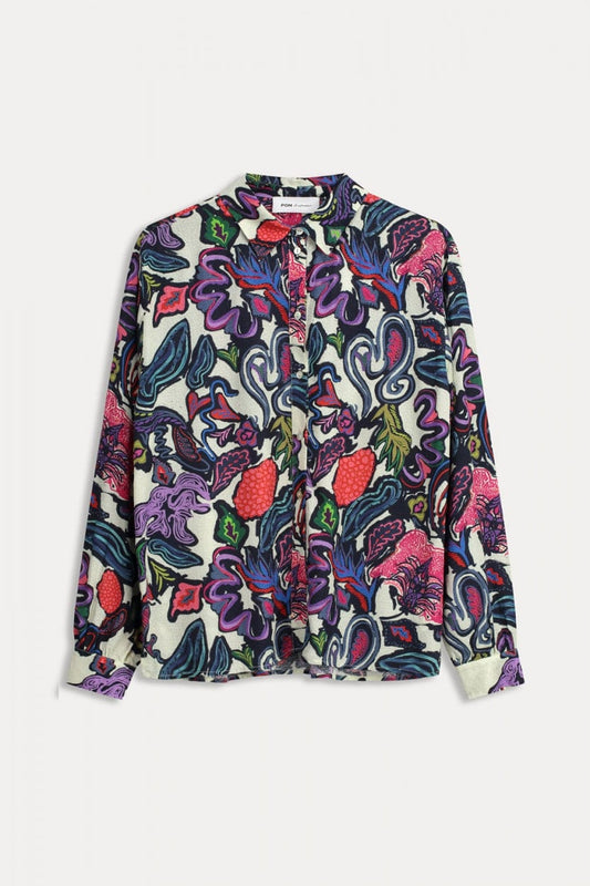 POM Amsterdam Blouses BLOUSE - Milly Full Glow Ecru