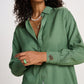POM Amsterdam Blouses BLOUSE - Milly Mythical Green