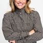 POM Amsterdam Blouses BLOUSE - Noa Check Brown