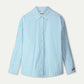 POM Amsterdam Blouses BLOUSE - Poplin Striped Smashing Blue