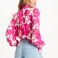 POM Amsterdam Blouses BLOUSE - Urban Flora White