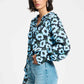 POM Amsterdam Blouses BLOUSE - Wild Flowers Blue