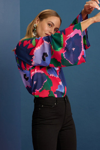 POM Amsterdam Blouses Multi colour / 34 BLOUSE - Dancing Star