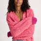 POM Amsterdam Cardigans CARDIGAN - Fiery Pink Melange