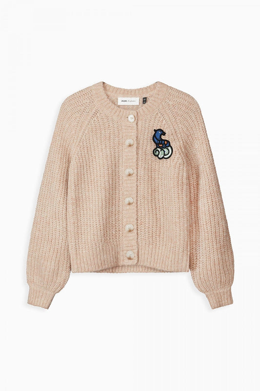 POM Amsterdam Cardigans CARDIGAN - Glorious Sand