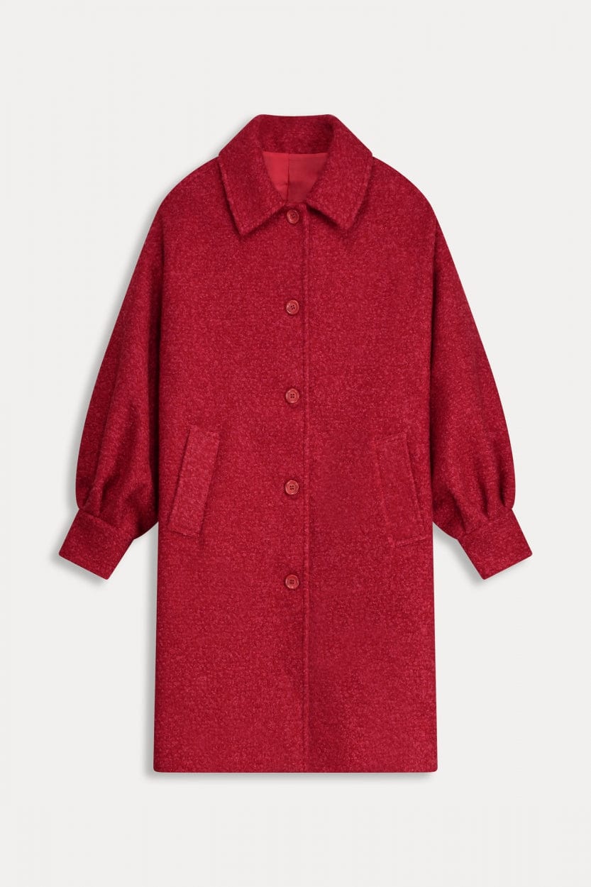POM Amsterdam Coats MANTEAU - Scarlet Red