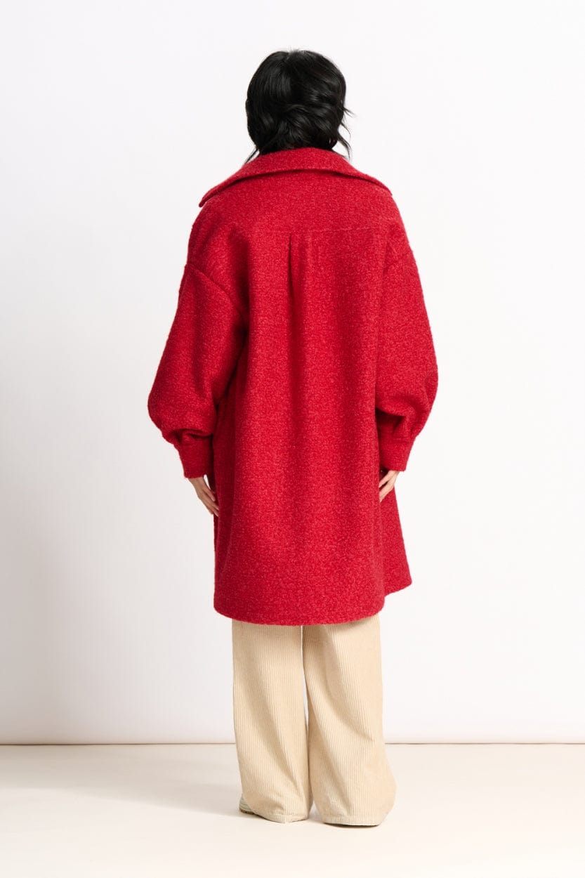 POM Amsterdam Coats MANTEAU - Scarlet Red