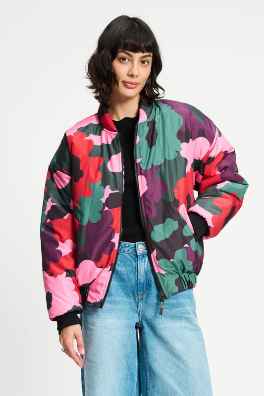 POM Amsterdam Coats Multi colour / 34 VEST - Abstract Flower