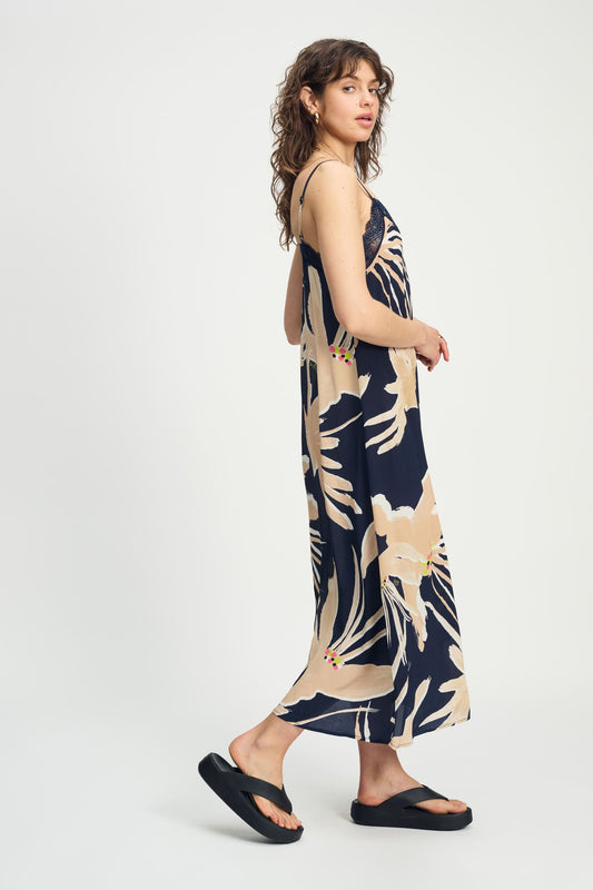 POM Amsterdam Dresses Beige / 34 ROBE - Cami Artisan Sand
