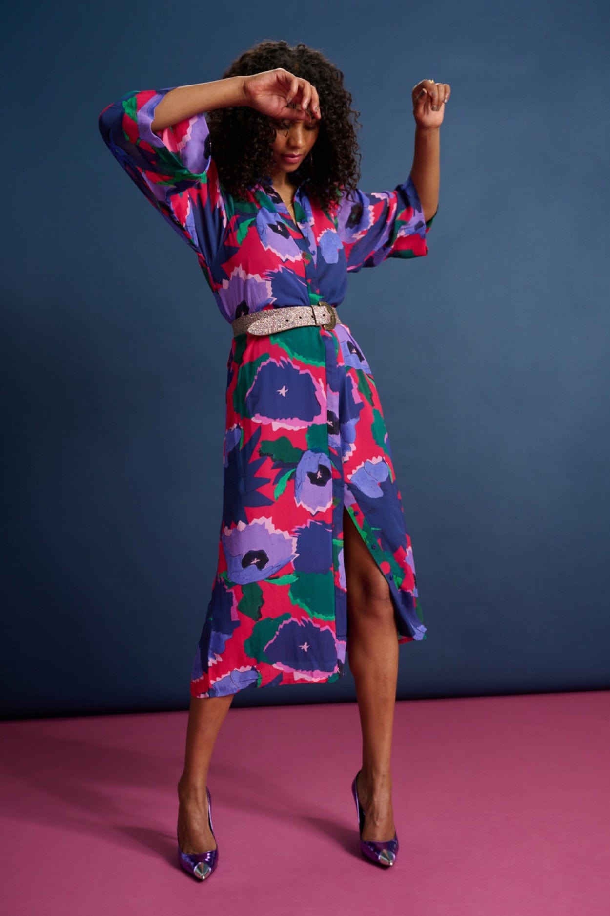 POM Amsterdam Dresses Multi colour / 34 ROBE - Dancing Star