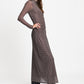 POM Amsterdam Dresses ROBE - Amber Check Brown