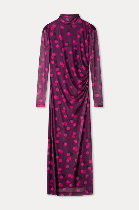 POM Amsterdam Dresses ROBE - Amber Disco Dots