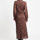 POM Amsterdam Dresses ROBE - Anna Chocolate Brown