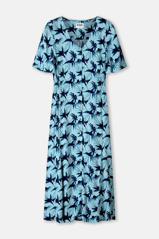 POM Amsterdam Dresses ROBE - Artisan Blue