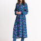 POM Amsterdam Dresses ROBE - Brushwork Lilac