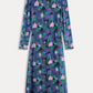 POM Amsterdam Dresses ROBE - Brushwork Lilac Slim