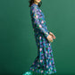 POM Amsterdam Dresses ROBE - Brushwork Lilac Slim