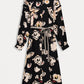 POM Amsterdam Dresses ROBE - Flower Glory Black