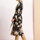 POM Amsterdam Dresses ROBE - Flower Glory Black