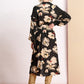 POM Amsterdam Dresses ROBE - Flower Glory Black