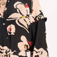 POM Amsterdam Dresses ROBE - Flower Glory Black