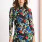 POM Amsterdam Dresses ROBE - Flower Glory Multi Slim