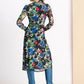 POM Amsterdam Dresses ROBE - Flower Glory Multi Slim