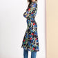 POM Amsterdam Dresses ROBE - Flower Glory Multi Slim