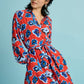POM Amsterdam Dresses ROBE - Flower Glory Red