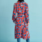 POM Amsterdam Dresses ROBE - Flower Glory Red