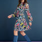 POM Amsterdam Dresses ROBE - Full Glow Deep Blue