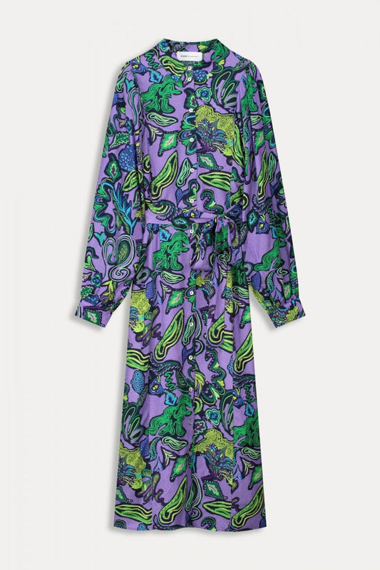 POM Amsterdam Dresses ROBE - Full Glow Lilac