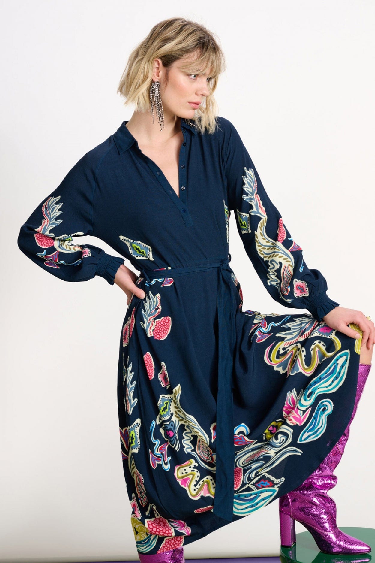 POM Amsterdam Dresses ROBE - Full Glow Maxi