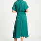POM Amsterdam Dresses ROBE - Lynn Pacific Green