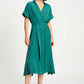 POM Amsterdam Dresses ROBE - Lynn Pacific Green