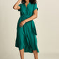 POM Amsterdam Dresses ROBE - Lynn Pacific Green